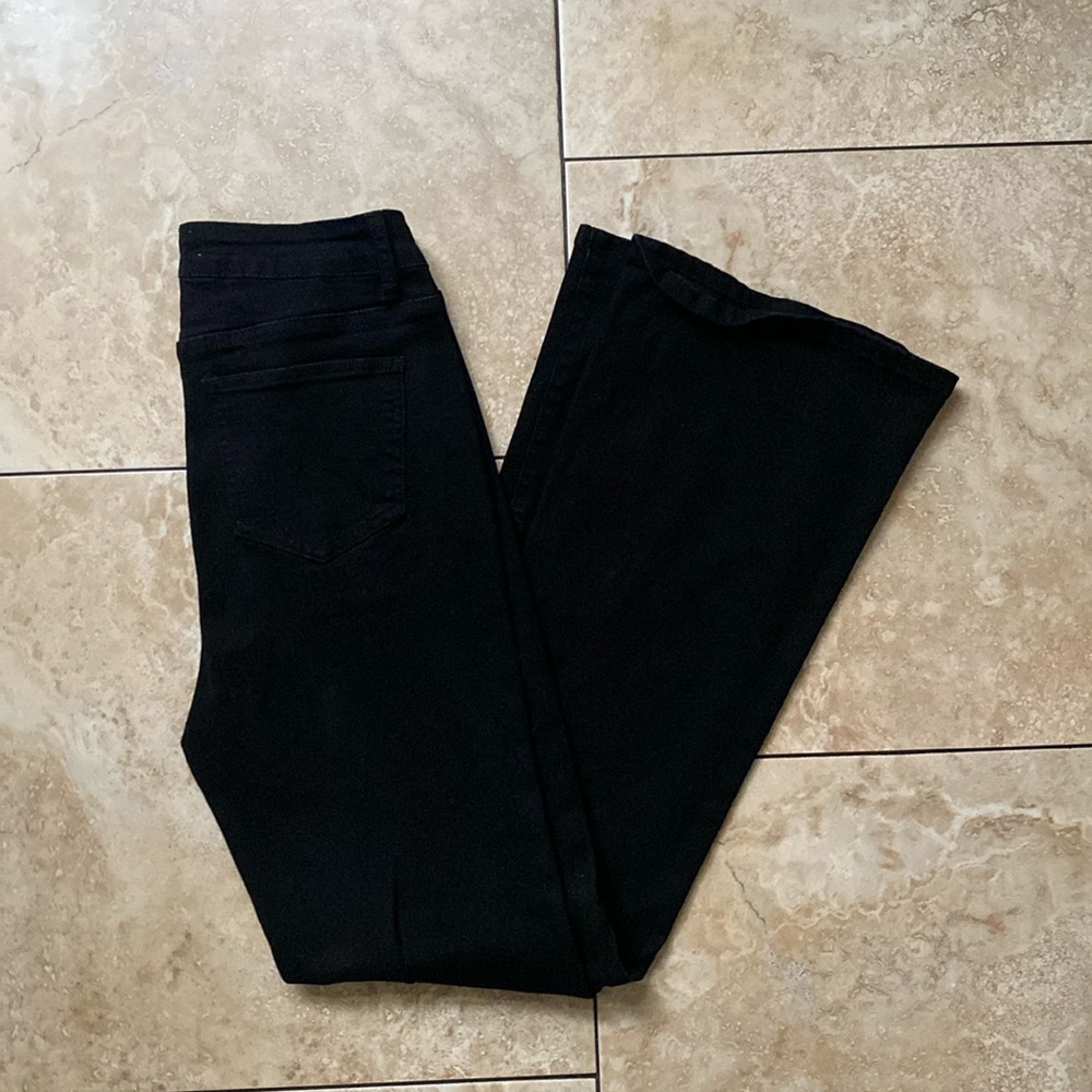 Flared Black Jeans